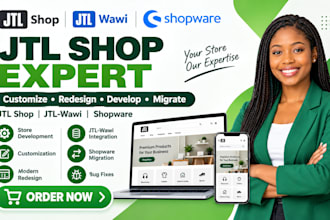 customize redesign develop jtl shop jtl wawi shopware store migration to shopify