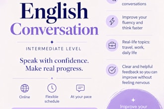 help you improve your english through conversation practice