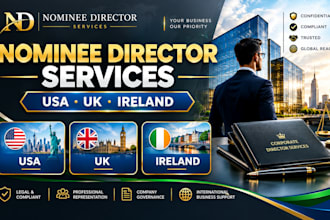provide professional nominee director service for USA and UK companies