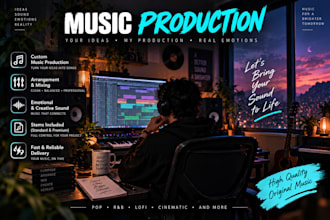 produce an emotional and cinematic instrumental for your song