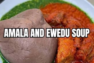 cook amala and egusi with ewedu