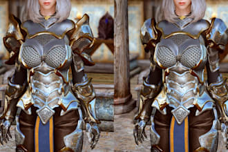design wearable 3d cosplay creation, cosplay armor, cosplay model, prop, mask