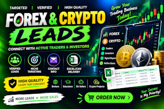 generate targeted forex and crypto leads