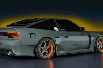 3d car model, custom car body kit, widebody kit, automotive car parts, cad 3d
