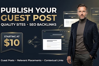 publish your guest post on quality websites at a low budget