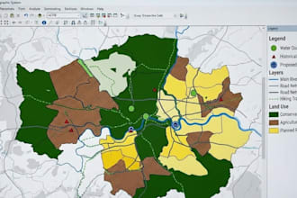 do gis mapping, georeferencing, and spatial data analysis for your project