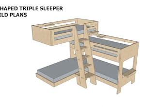 create diy woodworking plan, cnc furniture, cutlist indoor capentry shop drawing