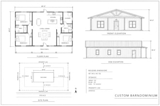 create custom barndominium construction and permit drawings