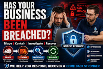 respond to your hack, compromise, cyber security incident or data breach