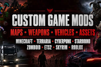 mod minecraft terraria cyberpunk starbound, project zomboid ets 2 skyrim roblox
