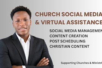 manage church social media, content and posts
