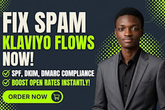 fix klaviyo deliverability setup dmarc dkim spf for shopify email flows