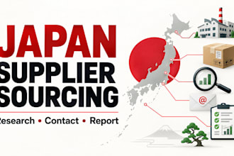 source and contact reliable suppliers in japan