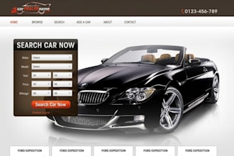 create automotive car dealership website, automotive website, car dealer website