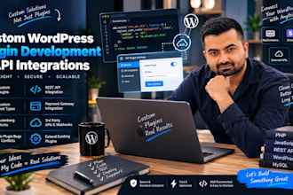 develop custom wordpress plugins and rest API integrations