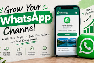 promote your whatsapp channel and help grow your followers