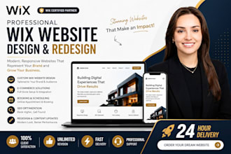 build wix website design, or wix business website design