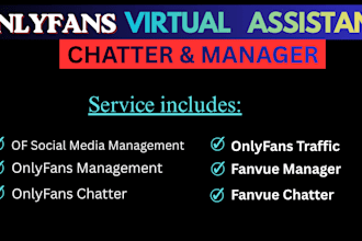 be your expert onlyfans chatter and virtual assistant onlyfan manager