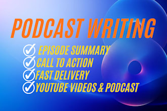 write engaging podcast script
