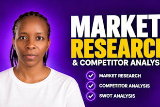 do market research, business plans and competitor analysis