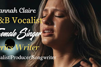 be your professional singer for gospel, country and jingles