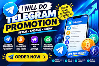do telegram promotion, telegram ads,  crypto promotion, telegram marketing