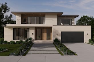 create photorealistic 3d exterior renderings