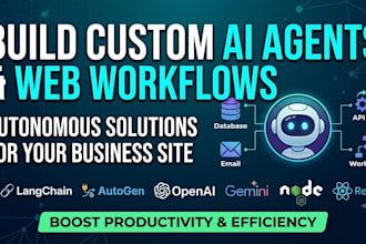 build custom ai agents and autonomous web workflows
