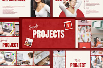 create powerpoint template design, google slides, canva presentation slides