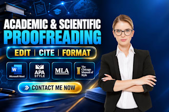 proofread and edit your academic, scientific and research writing