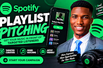 promote your music on spotify with targeted playlist pitching