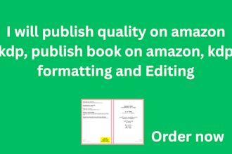 publish quality books on amazon kdp , kdp formatting