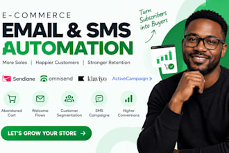 do sendlane omnisend ecommerce activecampaign logic klaviyo email sms automation