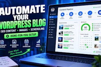 automate SEO blog content creation and publishing in wordpress