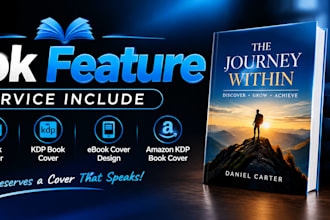 design a professional cover for amazon kdp, ebook