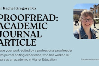 proofread your academic journal article