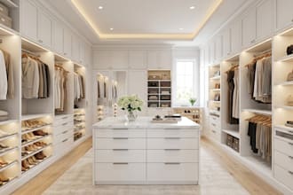 design your custom closet, dressing room, walk in closet and wardrobe