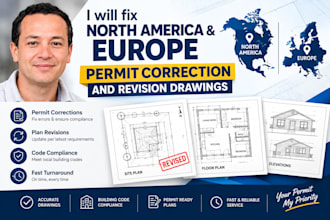 fix north america  europe permit correction revision drawings