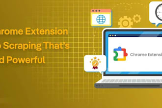 chrome extension bot for web bot, web scraping and automation