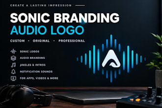 create a custom audio identity logo and sonic audio branding for restaurant