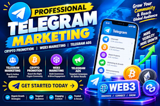 do crypto telegram promotion, telegram ads, crypto marketing and promotion