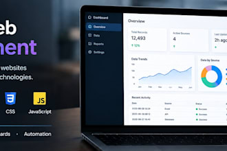 build a custom website with python, apis, and data integration