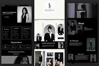 design a modern and clean website UI mockup