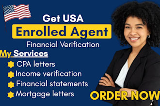 prepare CPA financial statements income verification letter cpa letter sba loans