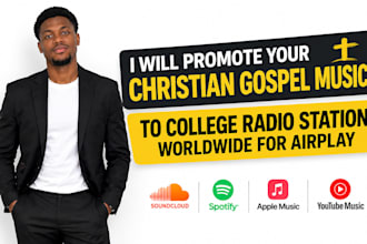 promote your christian gospel music to worldwide college radio station
