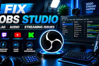 fix obs studio lag audio and streaming issues for twitch youtube and kick