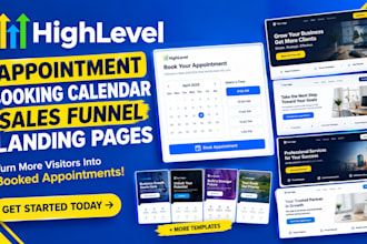 setup gohighlevel appointment booking calendar ghi  sales funnel landing pages