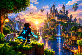 create custom minecraft skins and pixel art for smp and pvp