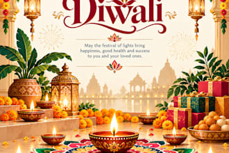design professional indian festival social media posts for your business