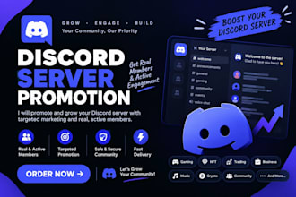 promote your discord server with targeted discord marketing and advertising